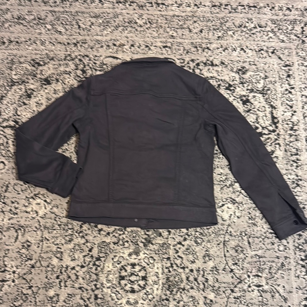 Washed black  Denim Jacket - Picture 8 of 10